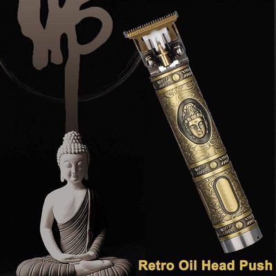 Barbeador Elétrico E Maquina De Cortar Cabelo Profissional Aparador De Cabelo Sem Fio Buda -dr