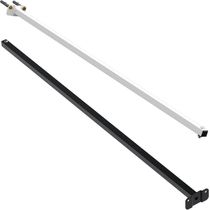 03 Suportes Refletor Base Reta Braço 100 Cm 3 Cjts - Branco