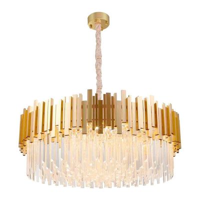 Lustre Pendente Skylight Fancy 3013l Dourado Redondo 80 G9 Bivolt Dourado-transparente