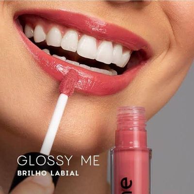 Brilho Labial Rosa Glossy Me Rose Océane Edition 4g.