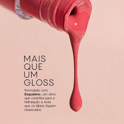 Brilho Labial Rosa Glossy Me Rose Océane Edition 4g.