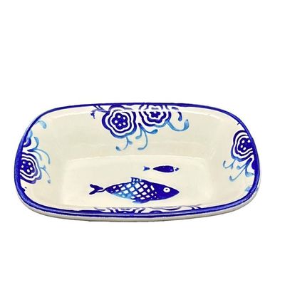 Kit 10 Petisqueiras Travessa Pequena Bowl Peixe Oceano 100ml