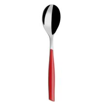 Colher Para Café 13cm Inox 6 Peças Vermelha Glamour Bugatti