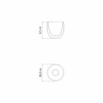 Conjunto De Xícaras Tramontina Para Café 0,11 L Com Vidro Duplo 2 Peças