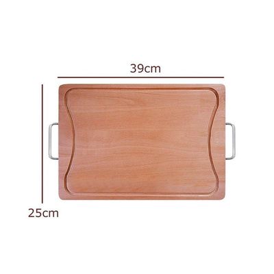 Kit Churrasco Com Tábua Garfo E Faca - Stolf 39x25