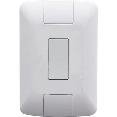 Conjunto Placa Com 1 Interrupitor Simples 6a Aria Branca - Tramontina
