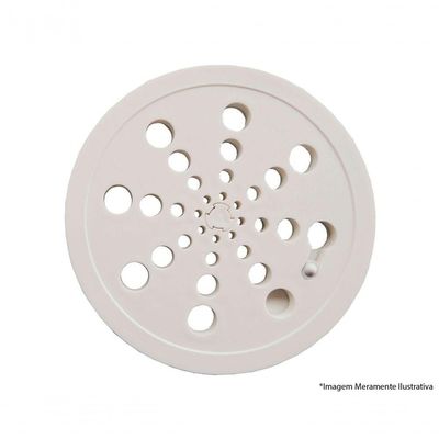 Grelha Redonda Plast Abre/Fecha 100Mm