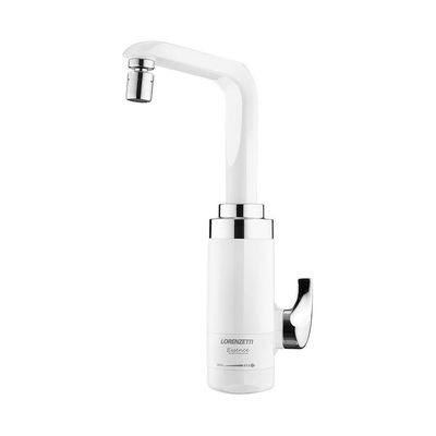 Torneira Elétrica Lorenzetti Essence De Parede Branca-cromada 220v