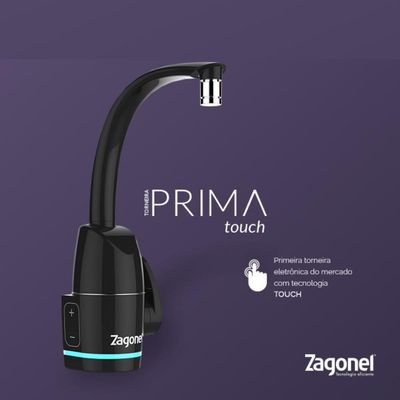 Torneira Elétrica Para Cozinha Prima Touch Zagonel - Preto Voltagem:220v 220v