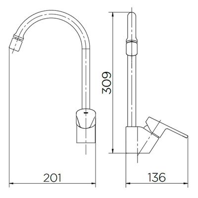 Torneira Misturador Monocomando Docol Gali 934606 De Bancada Cromada