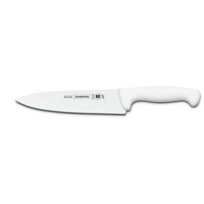 Faca Para Carne 6" Lâmina Em Aço Inox Tramontina Cabo Branco Tramontina