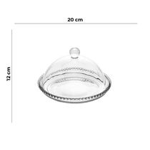 Queijeira De Cristal Pearl Wolff 20x12cm