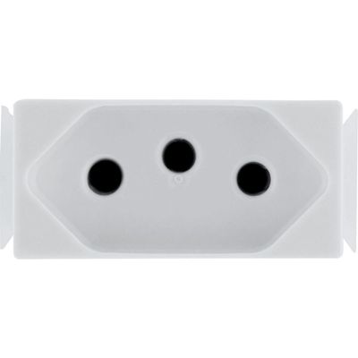 Kit 8 Modulo Tomada 2p+t Tramontina Aria 20 A 250 V Branco