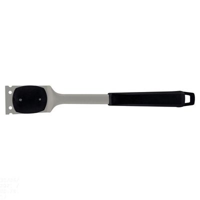 Escova Para Grelhas Churrasco Black Em Aço Inox E Cabo De Polipropileno Preto Com Raspado