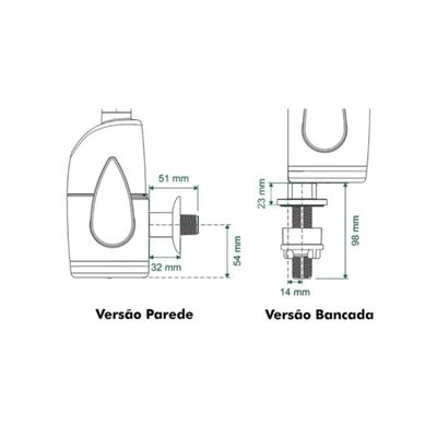 Torneira Eletrônica Prima Touch 220v - Zagonel Preto
