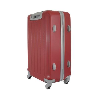 Conjunto de Malas de Viagem em Abs Ika Scorpion Cadeado Integrado 2pcs - Vermelha, P/m