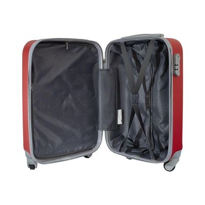 Conjunto de Malas de Viagem em Abs Ika Scorpion Cadeado Integrado 2pcs - Vermelha, P/m