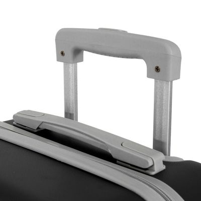 Mala de Viagem Media em Abs Ika Scorpion Cadeado Integrado - Preta, M