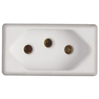 Conjunto Completo Tomada Ouro Velho Liz + 2 Módulos 20a - Tramontina