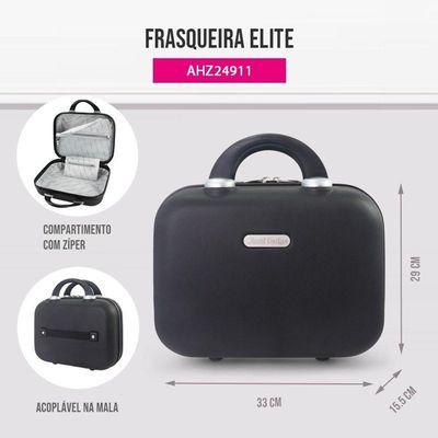 Frasqueira Jacki Design Preto - Elite Preto