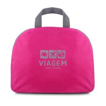 Mochila Dobrável Para Viagem Estampa Lisa Jacki Design Fúcsia