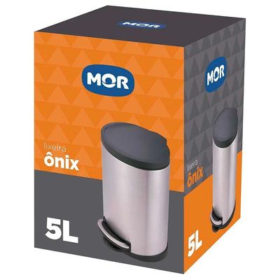 Lixeira 5 Litros Onix - Mor