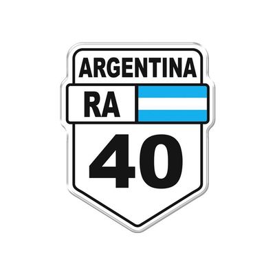 Adesivo Decorativo Em Relevo Fácil Aplicação Argentina Cor Branco