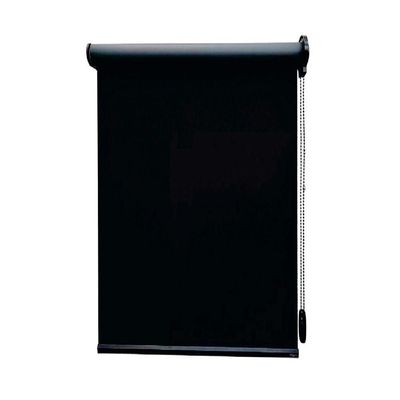 Persiana Rolo Blackout Pinpoint Preta - 1,80m X 1,20m