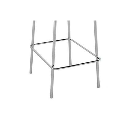Banqueta de Cozinha Trama PB22CR 1 Un Vinil Preto/Cromado - Pozza