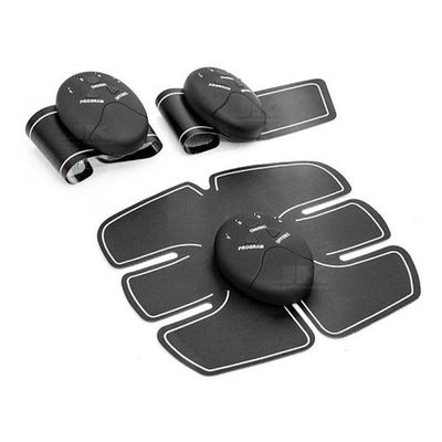 Cinta Abdominal Eletrica Muscular 6 Pack Ems Tonificador 3 Em 1