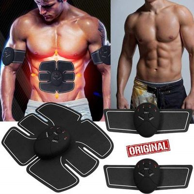 Cinta Abdominal Eletrica Muscular 6 Pack Ems Tonificador 3 Em 1