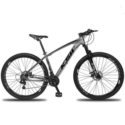 Bicicleta Aro 29 Ksw Xlt 21 Marchas Shimano E Freios A Disco Cor:grafite-preto