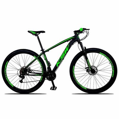 Bicicleta Aro 29 Ksw 24 Marchas Freios A Disco e Trava