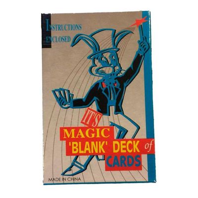 Mágica Baralho Branco (magic Blank)