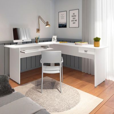 Escrivaninha Cannes Branco Artely Branco