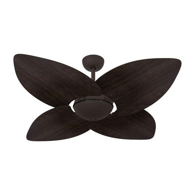 Ventilador De Teto Marrom Texturizado 4 Pás Tabaco 220V 220V