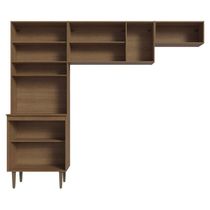 Kit área Serviço Lavan 235cm Rustic Gourmet Madesa Rustic
