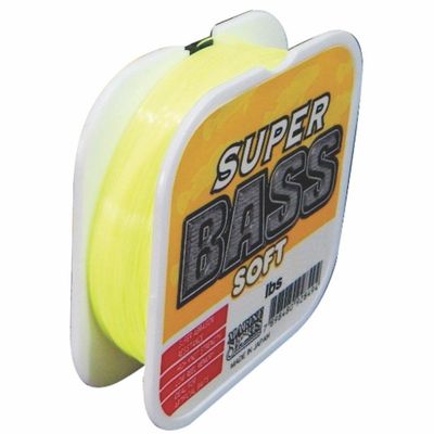 Linha Super Bass Soft 0,330mm 17lb Monofilamento Amarela 250m