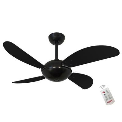 Ventilador Volare Fly Off Preto 127V E Controle Remoto 110V
