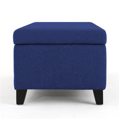 Recamier Bau Julia 1,40m Suede Azul Marinho - Inova Decor