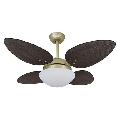 Ventilador De Teto Volare Petalo Palmae Tabaco 127V 110V