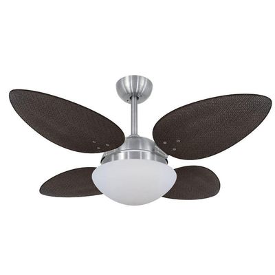 Ventilador De Teto Volare Petalo Palmae Tabaco 220V 220V