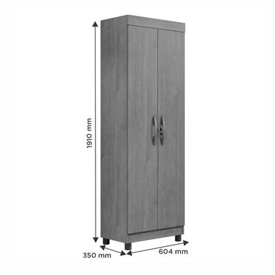 Multiuso New Roma 2 Portas Benetil Cinamomo/Off White