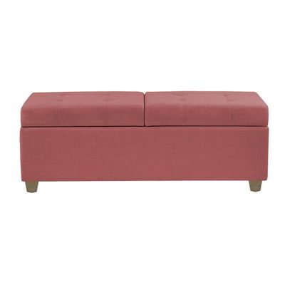 Recamier Bau Madri 1,20m Suede Rose - Inova Decor
