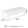 Calçadeira Báu King Size Atena 195cm Capitonê Veludo Rosê - Desk Design
