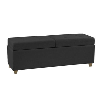 Recamier Bau Madri 1,60m Suede Grafite - Inova Decor