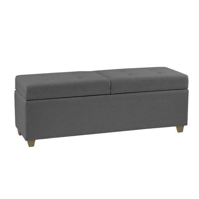 Recamier Bau Madri 1,20m Suede Cinza - Inova Decor