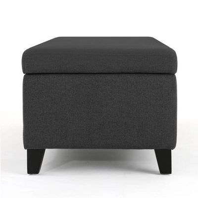 Recamier Bau Julia 1,20m Suede Grafite - Inova Decor