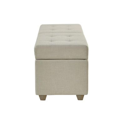 Recamier Bau Madri 1,20m Suede Bege - Inova Decor
