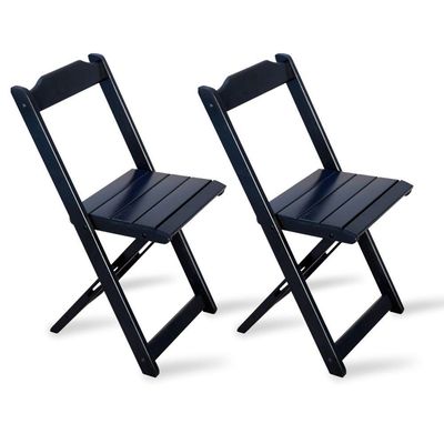 Conjunto De Mesa 70x70 E Mesa Aparador Dobrável Com 2 Cadeiras Preto